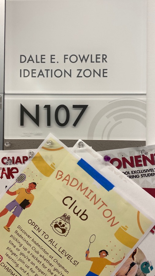 An ideation zone door sign
