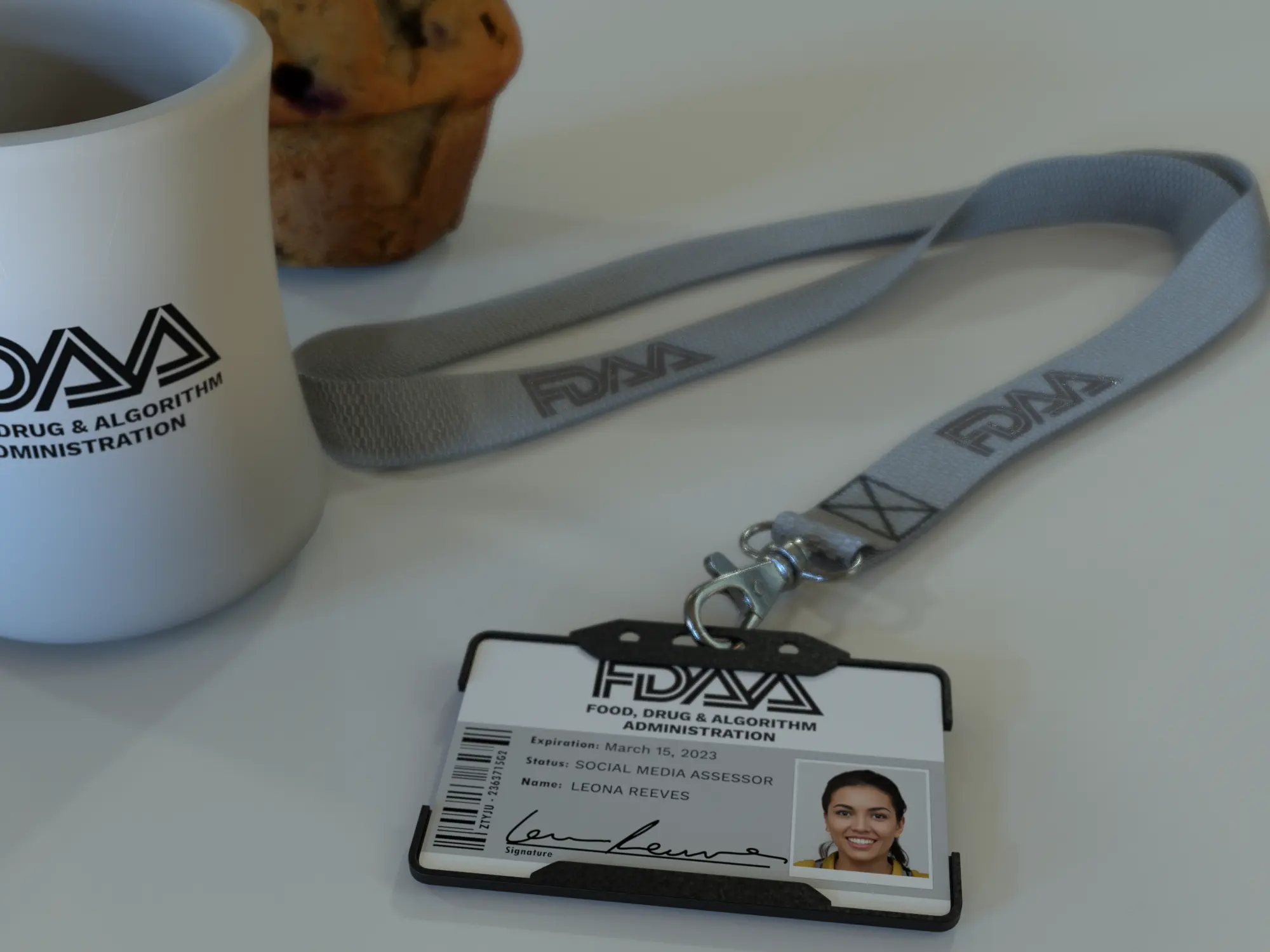 FDAA ID Card Lanyard