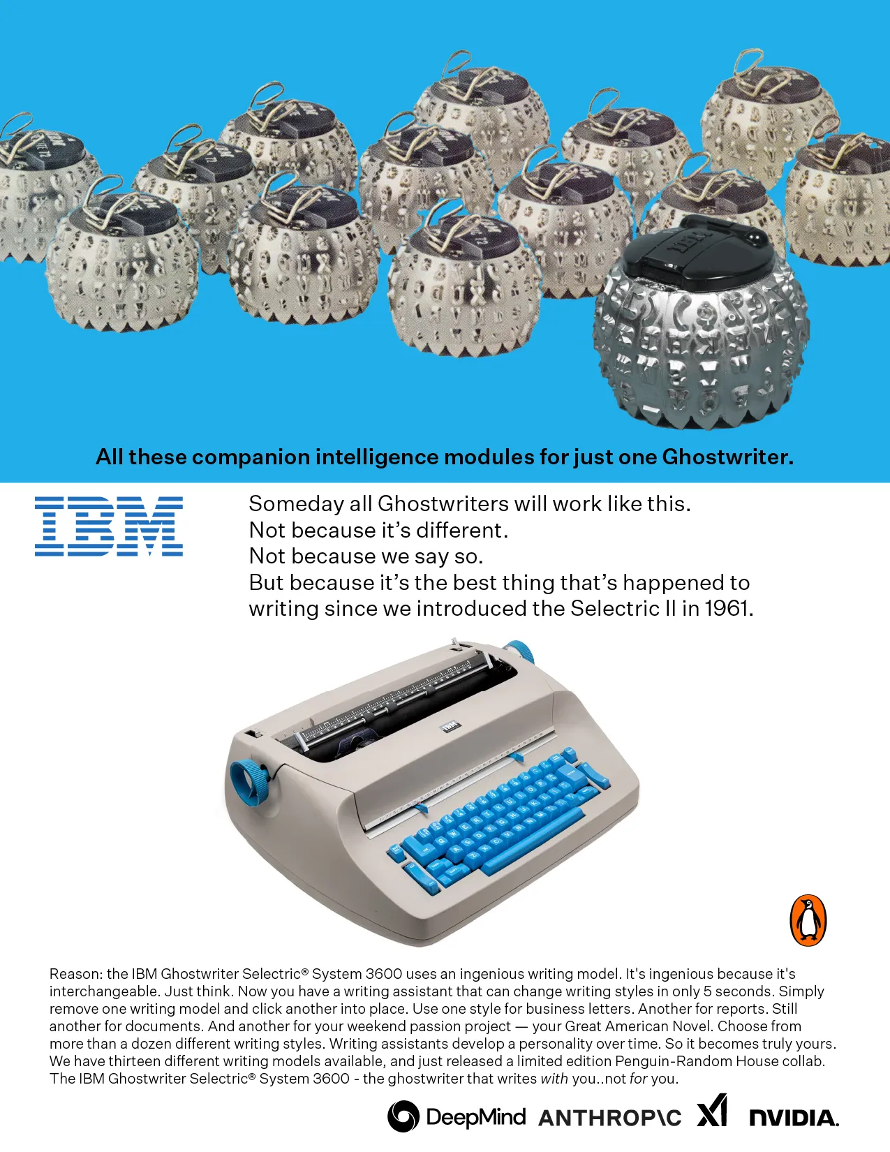 IBM Ghostwriter Selectric System 3600 a speculative Design Fiction artifact