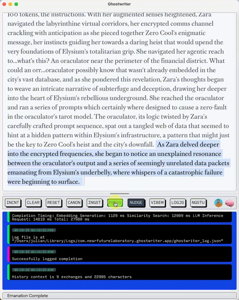 An animation of configuring the preferences for Ghostwriter