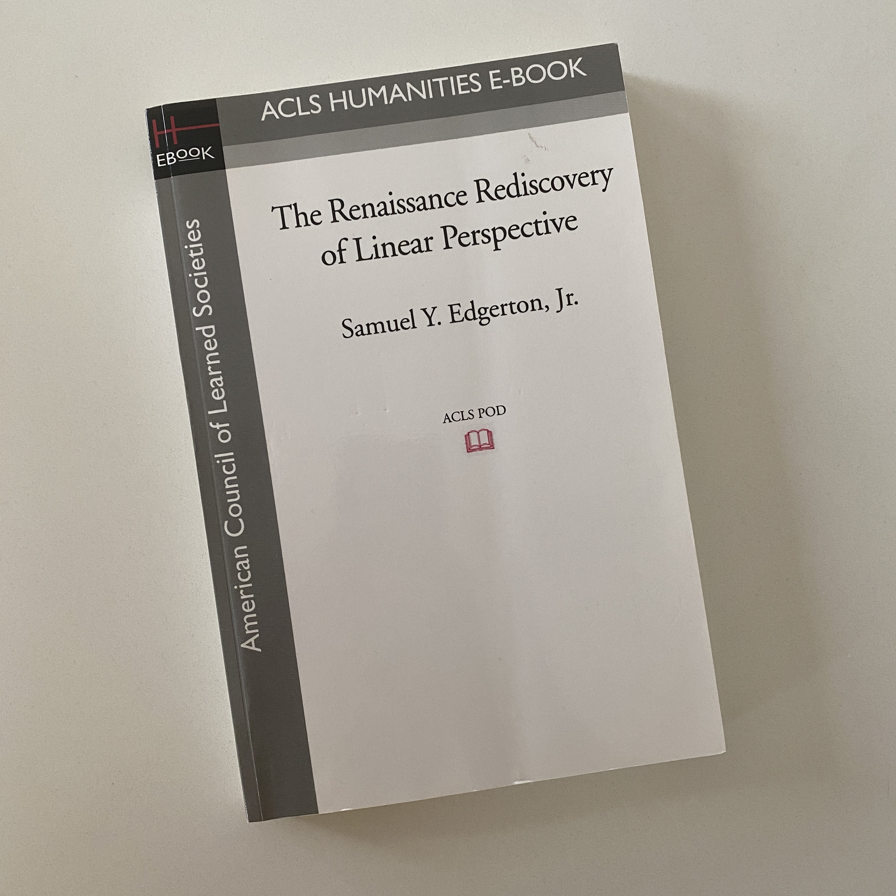 Cover image of The Renaissance Rediscovery of Linear Perspective