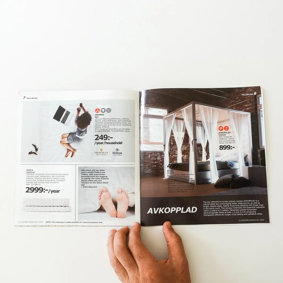 A photo from the Design Fiction project An IKEA Catalog from a Near Future by Julian Bleecker