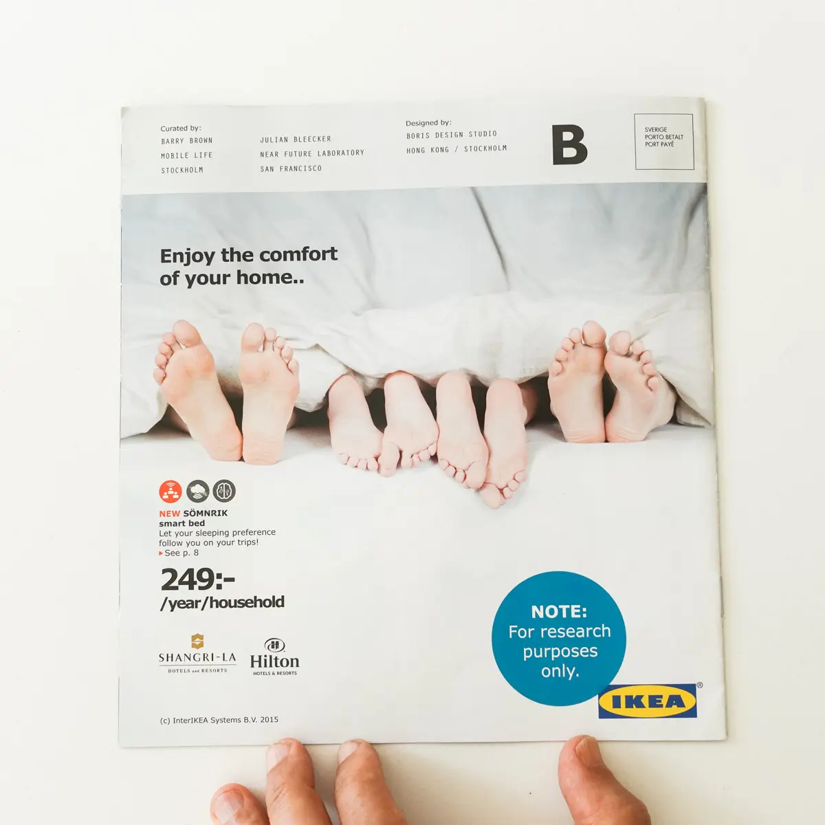 A photo from the Design Fiction project An IKEA Catalog from a Near Future by Julian Bleecker