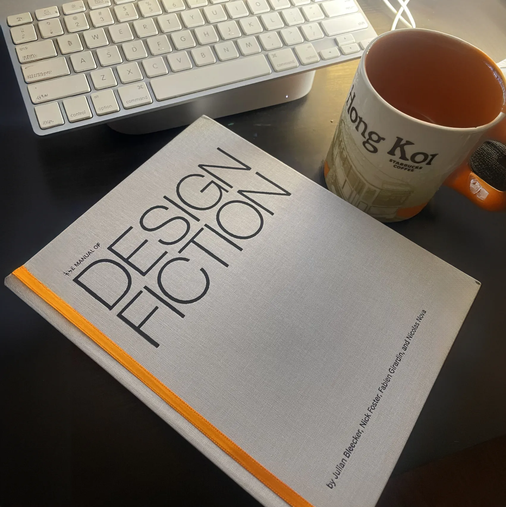 A photo from or of the book The Manual of Design Fiction (Hardcover) by Julian Bleecker