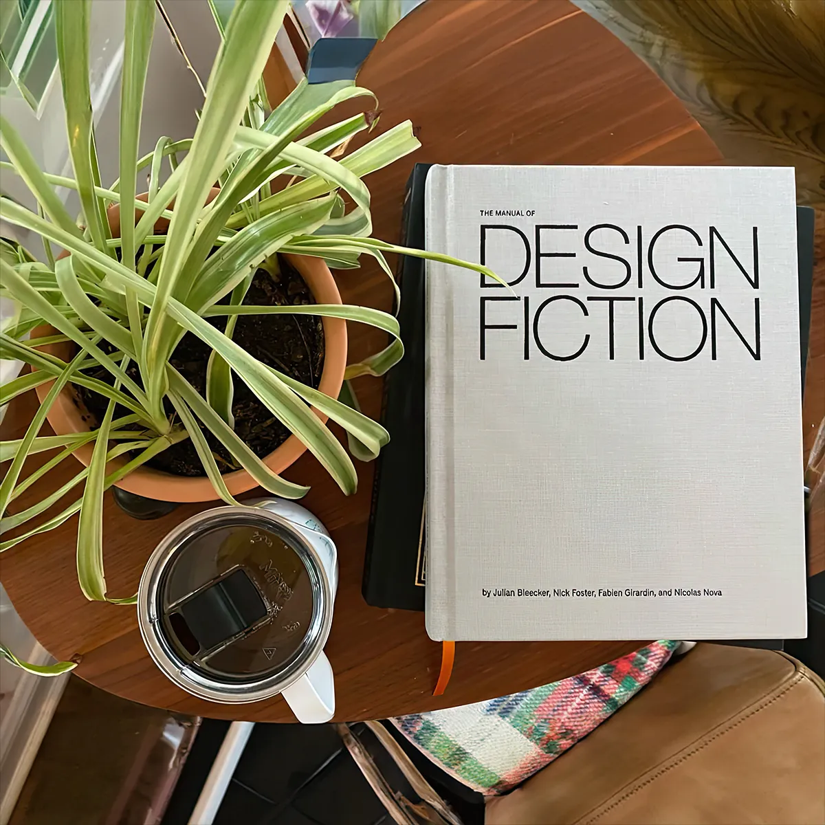 A photo from or of the book The Manual of Design Fiction (Hardcover) by Julian Bleecker