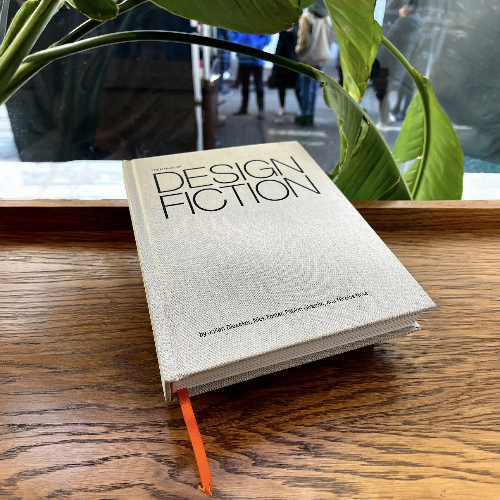 A photo from or of the book The Manual of Design Fiction (Hardcover) by Julian Bleecker