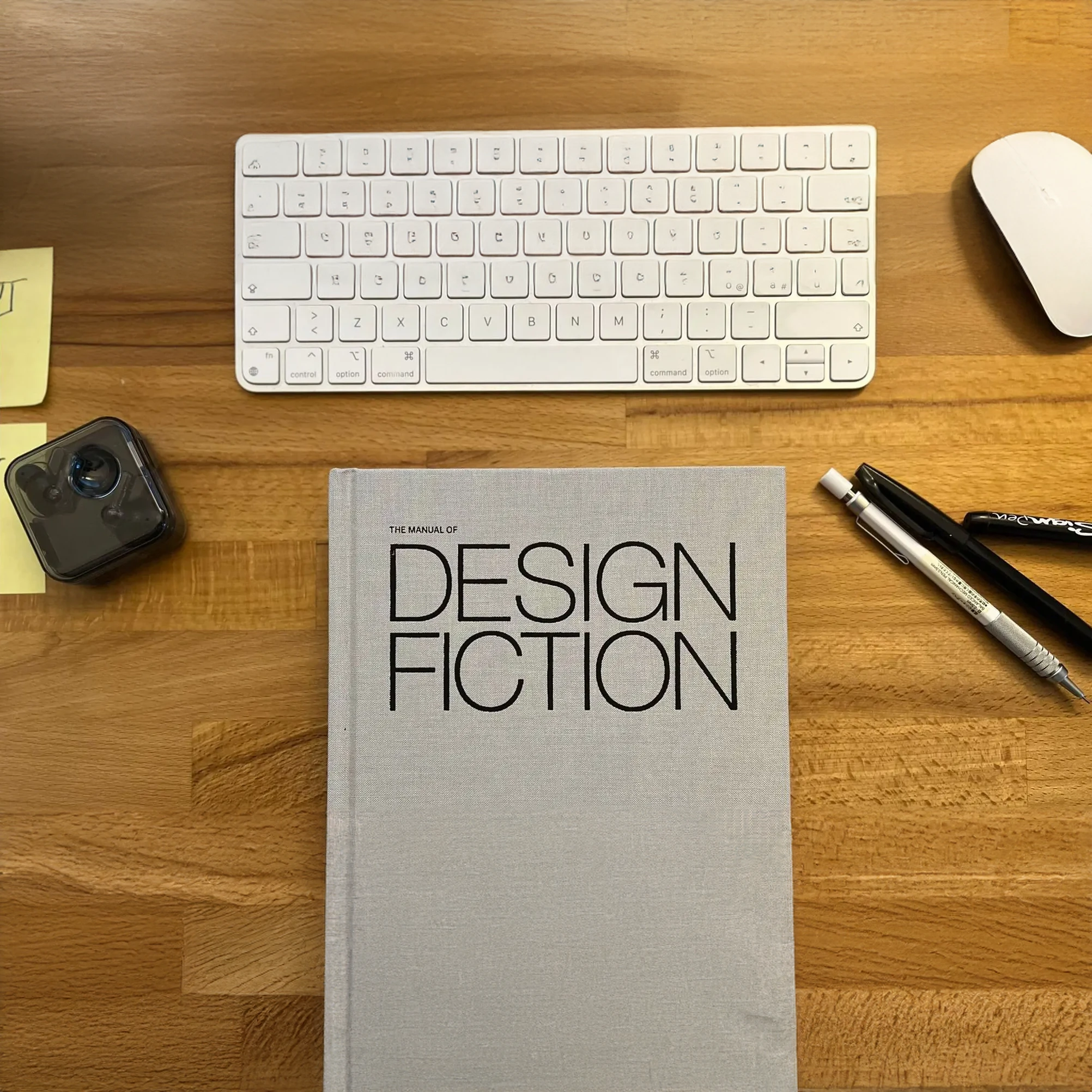 A photo from or of the book The Manual of Design Fiction (Hardcover) by Julian Bleecker