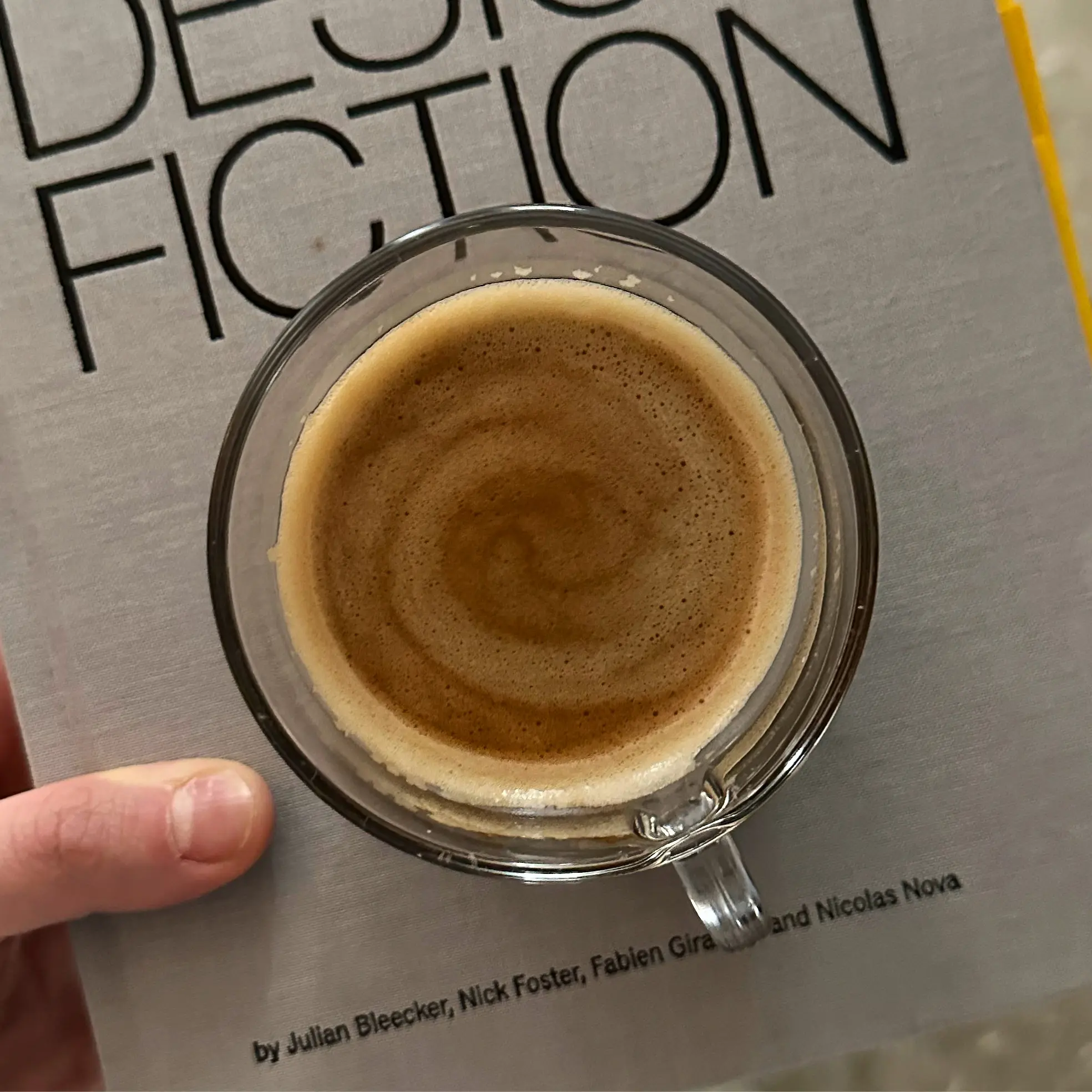 A photo from or of the book The Manual of Design Fiction (Hardcover) by Julian Bleecker