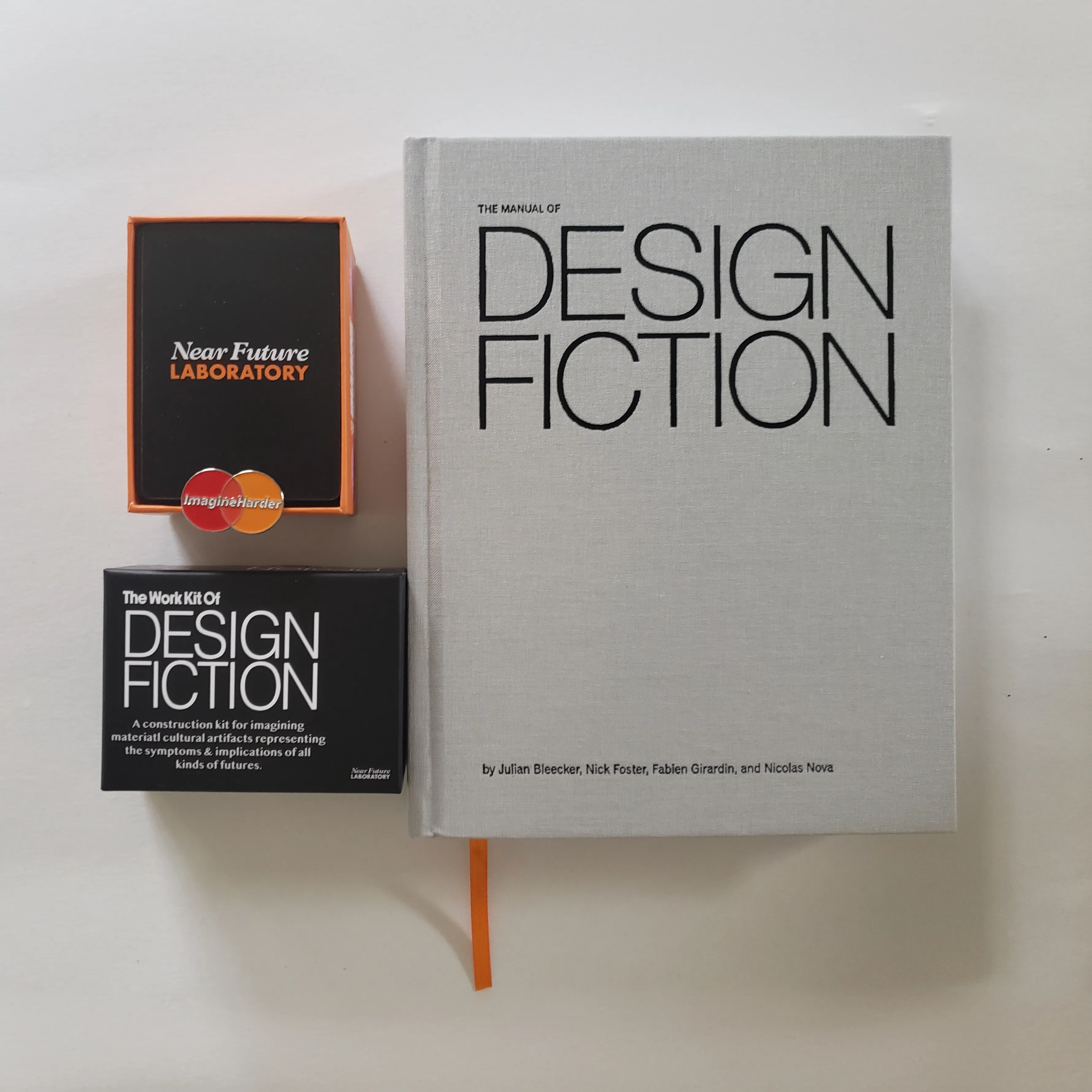 A photo from or of the book The Manual of Design Fiction (Hardcover) by Julian Bleecker