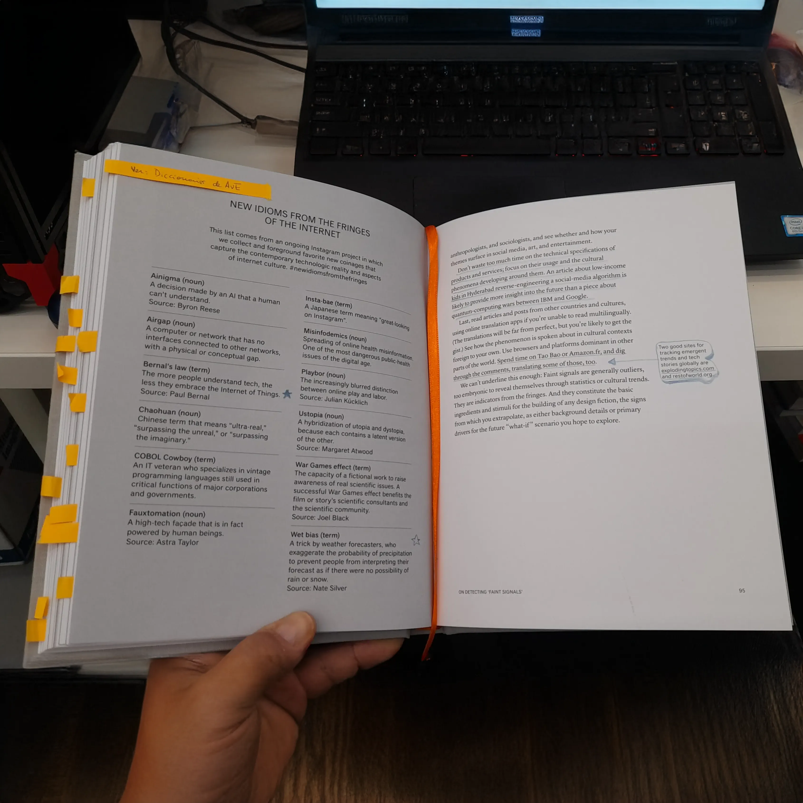 A photo from or of the book The Manual of Design Fiction (Hardcover) by Julian Bleecker