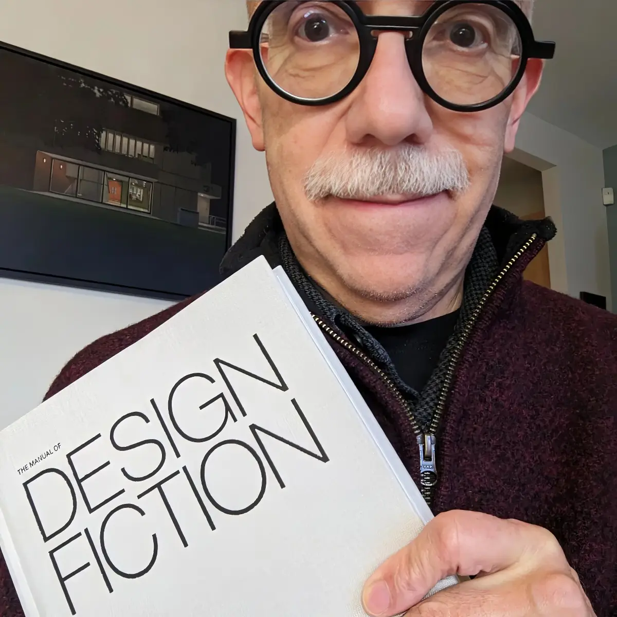 A photo from or of the book The Manual of Design Fiction (Hardcover) by Julian Bleecker