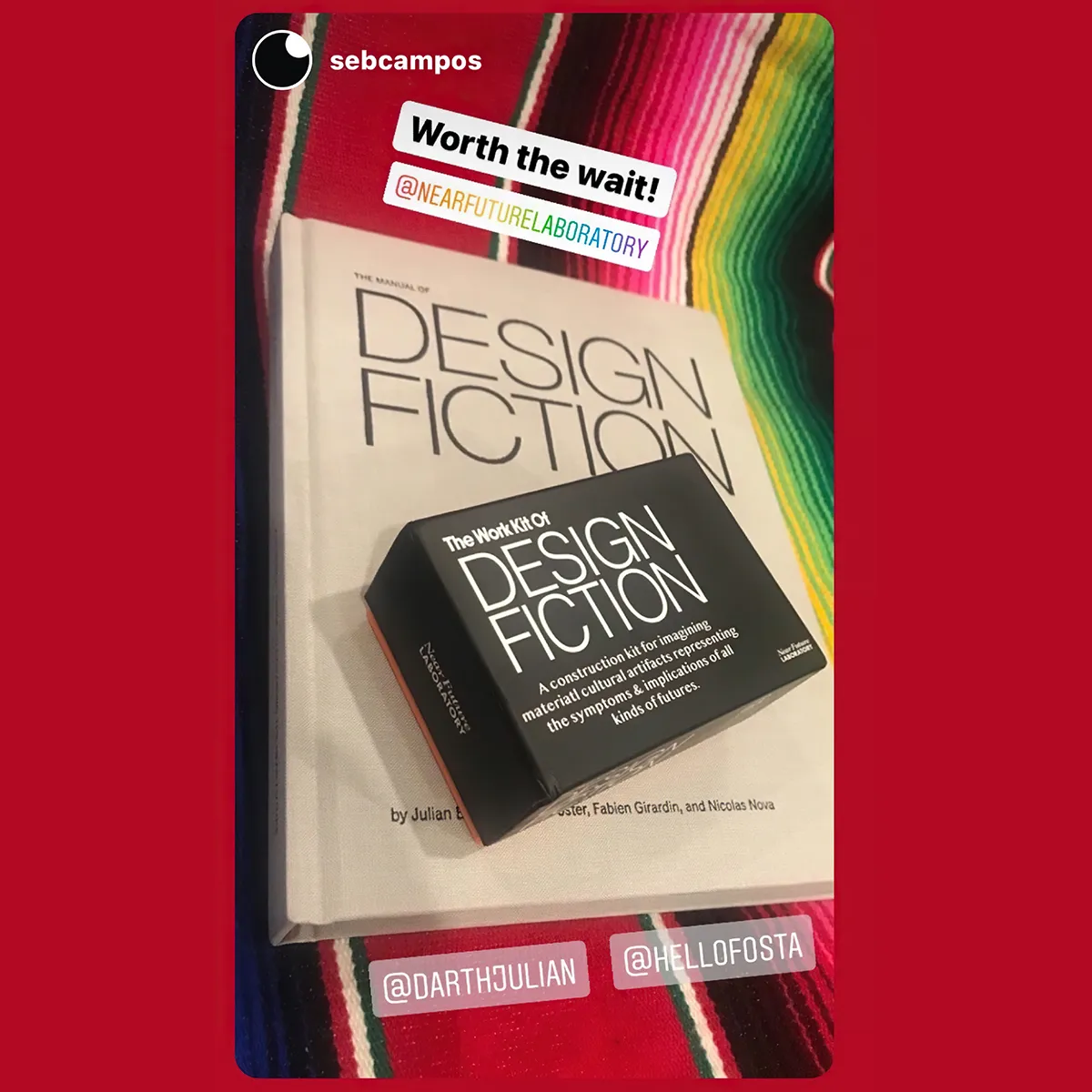 A photo from or of the book The Manual of Design Fiction (Hardcover) by Julian Bleecker