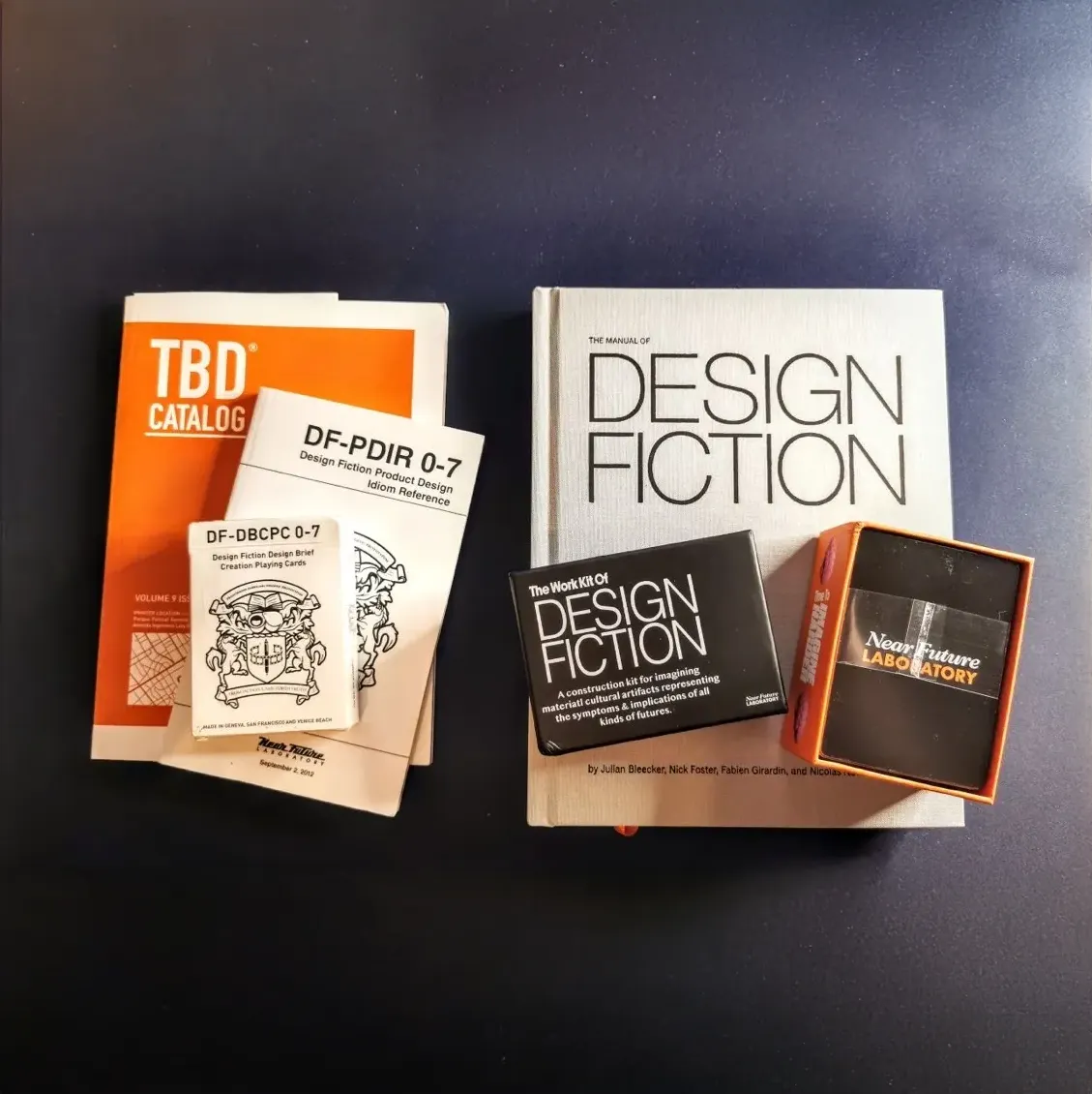 A photo from or of the book The Manual of Design Fiction (Hardcover) by Julian Bleecker