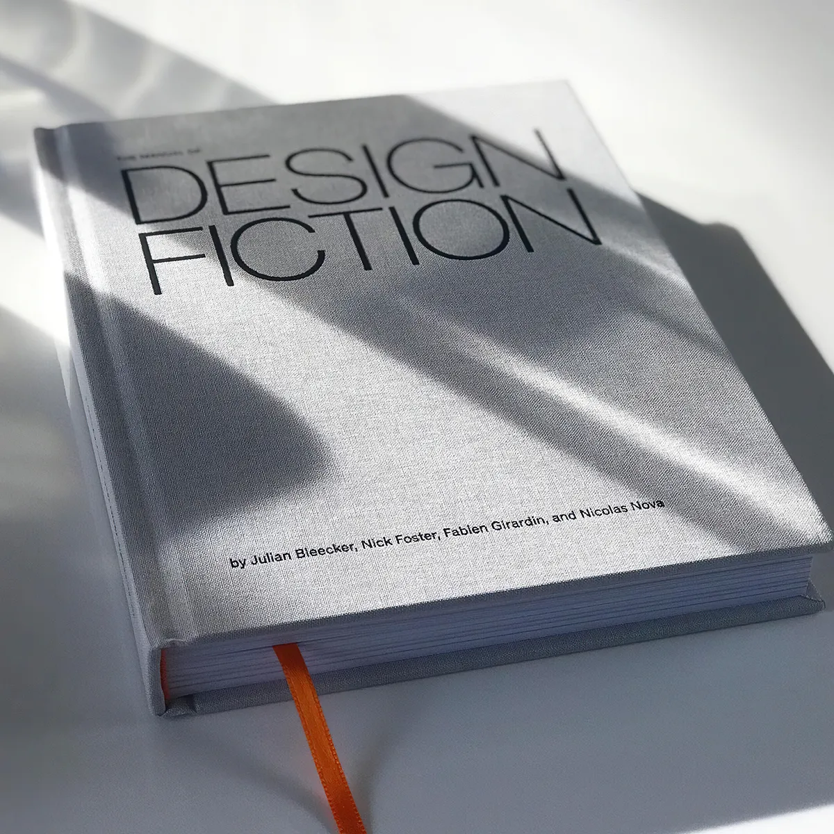 A photo from or of the book The Manual of Design Fiction (Hardcover) by Julian Bleecker