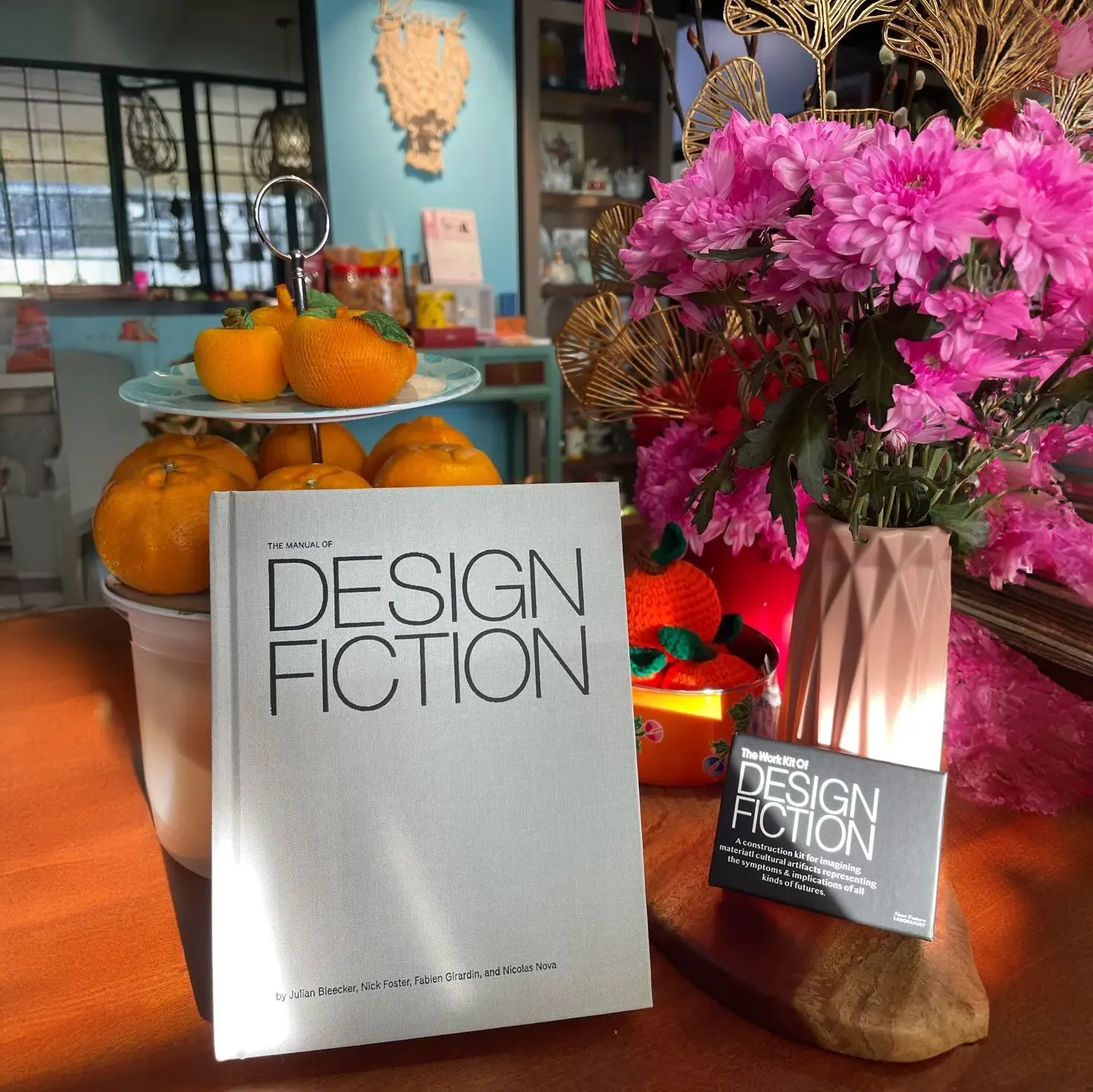 A photo from or of the book The Manual of Design Fiction (Hardcover) by Julian Bleecker