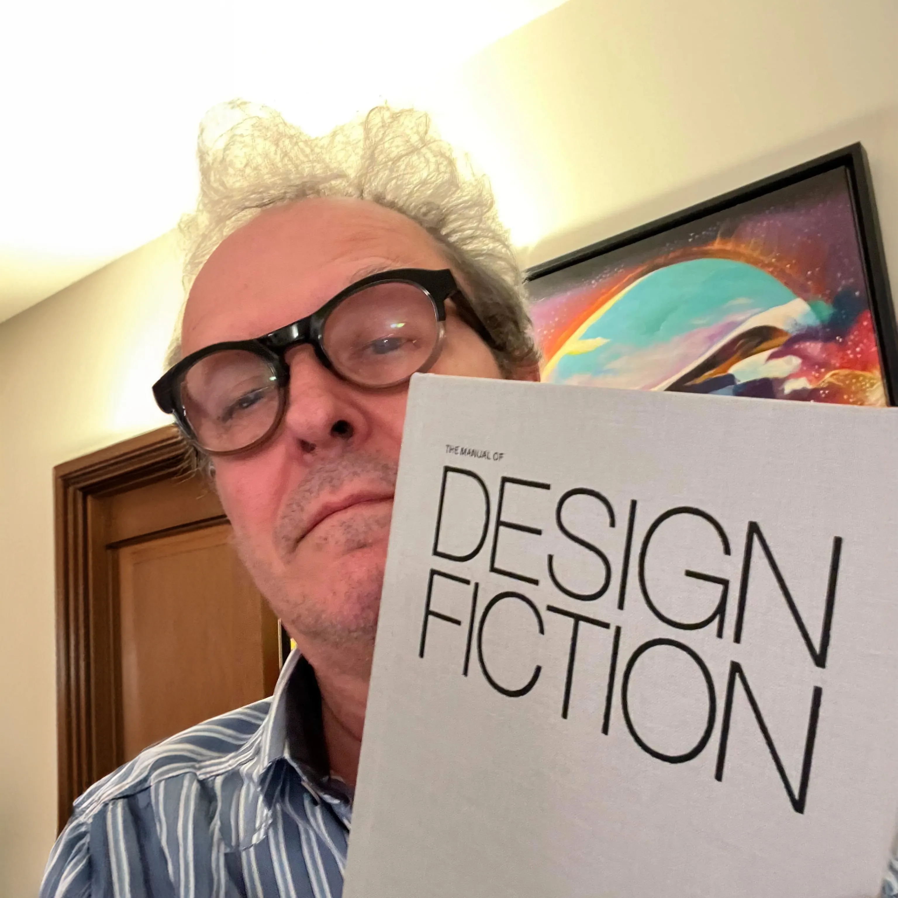 A photo from or of the book The Manual of Design Fiction (Hardcover) by Julian Bleecker