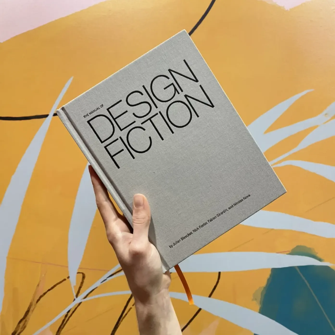 A photo from or of the book The Manual of Design Fiction (Hardcover) by Julian Bleecker