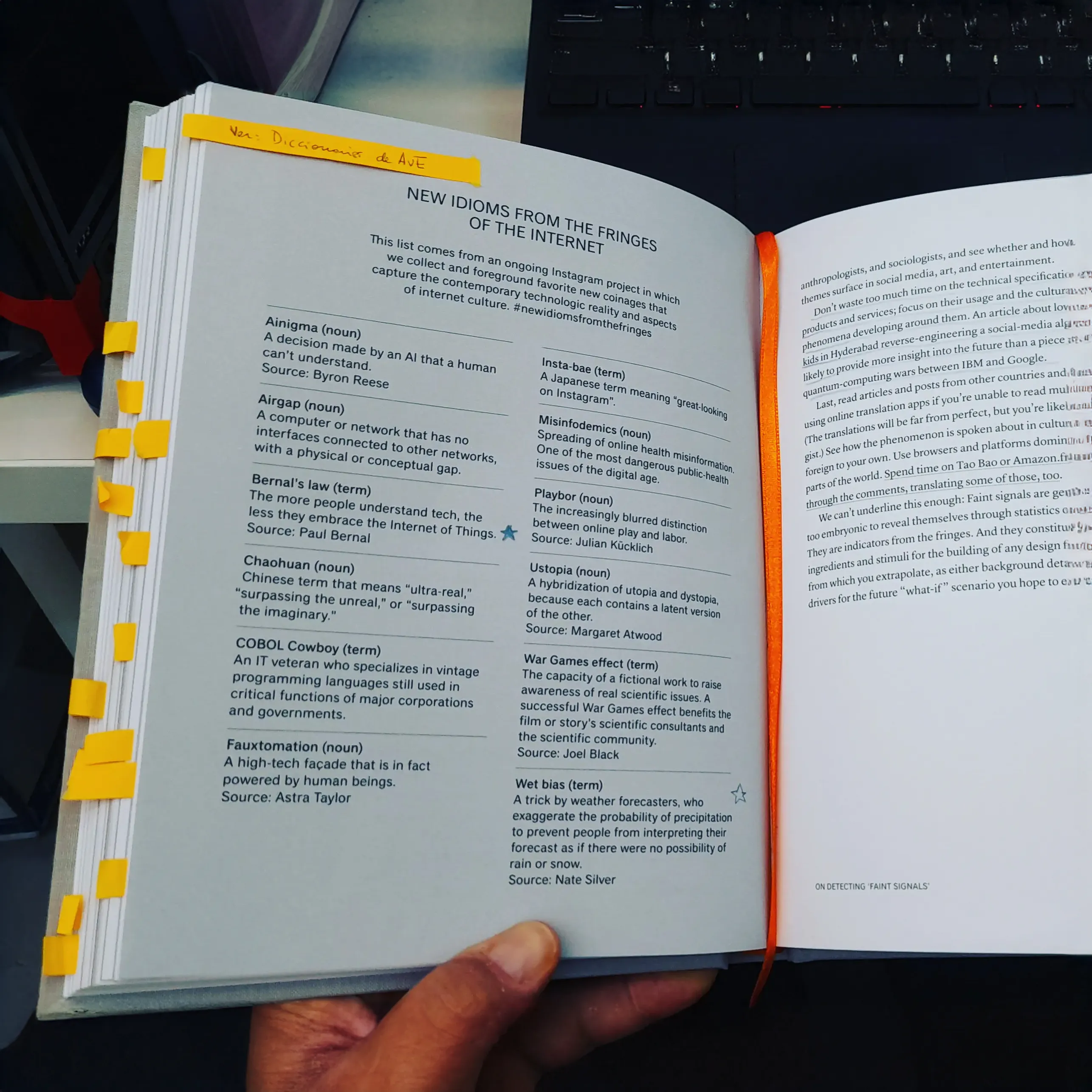 A photo from or of the book The Manual of Design Fiction (Hardcover) by Julian Bleecker