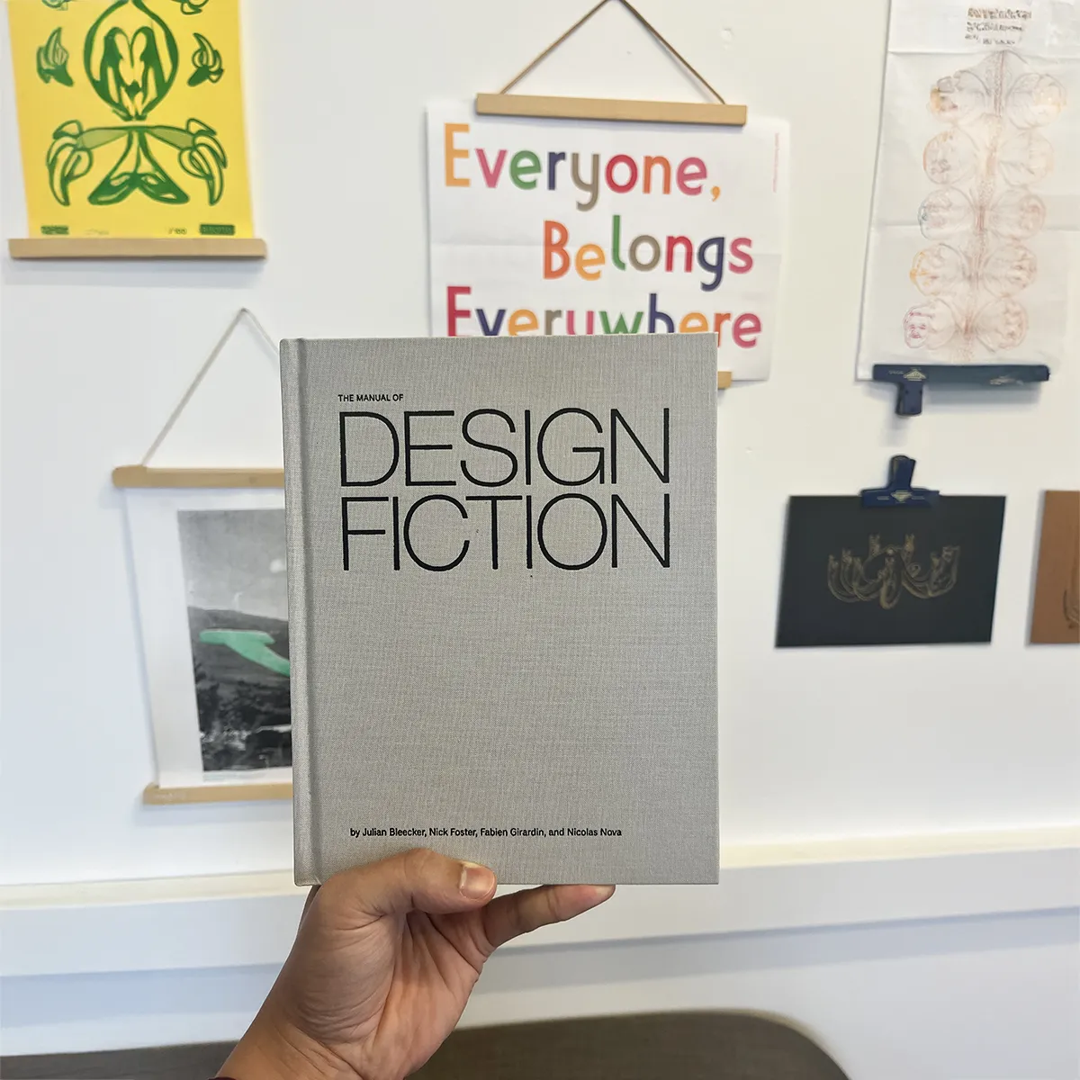 A photo from or of the book The Manual of Design Fiction (Hardcover) by Julian Bleecker