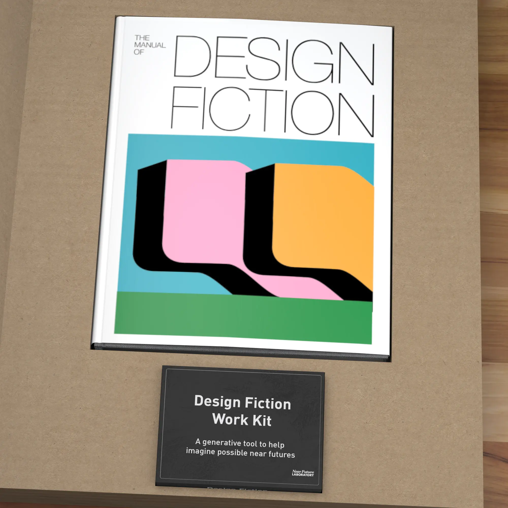 A photo from or of the book The Manual of Design Fiction (Hardcover) by Julian Bleecker