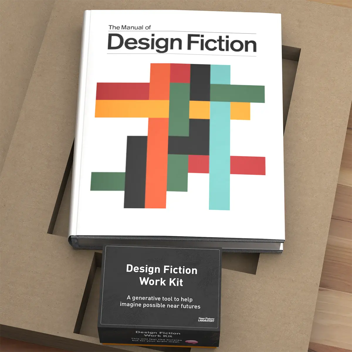 A photo from or of the book The Manual of Design Fiction (Hardcover) by Julian Bleecker