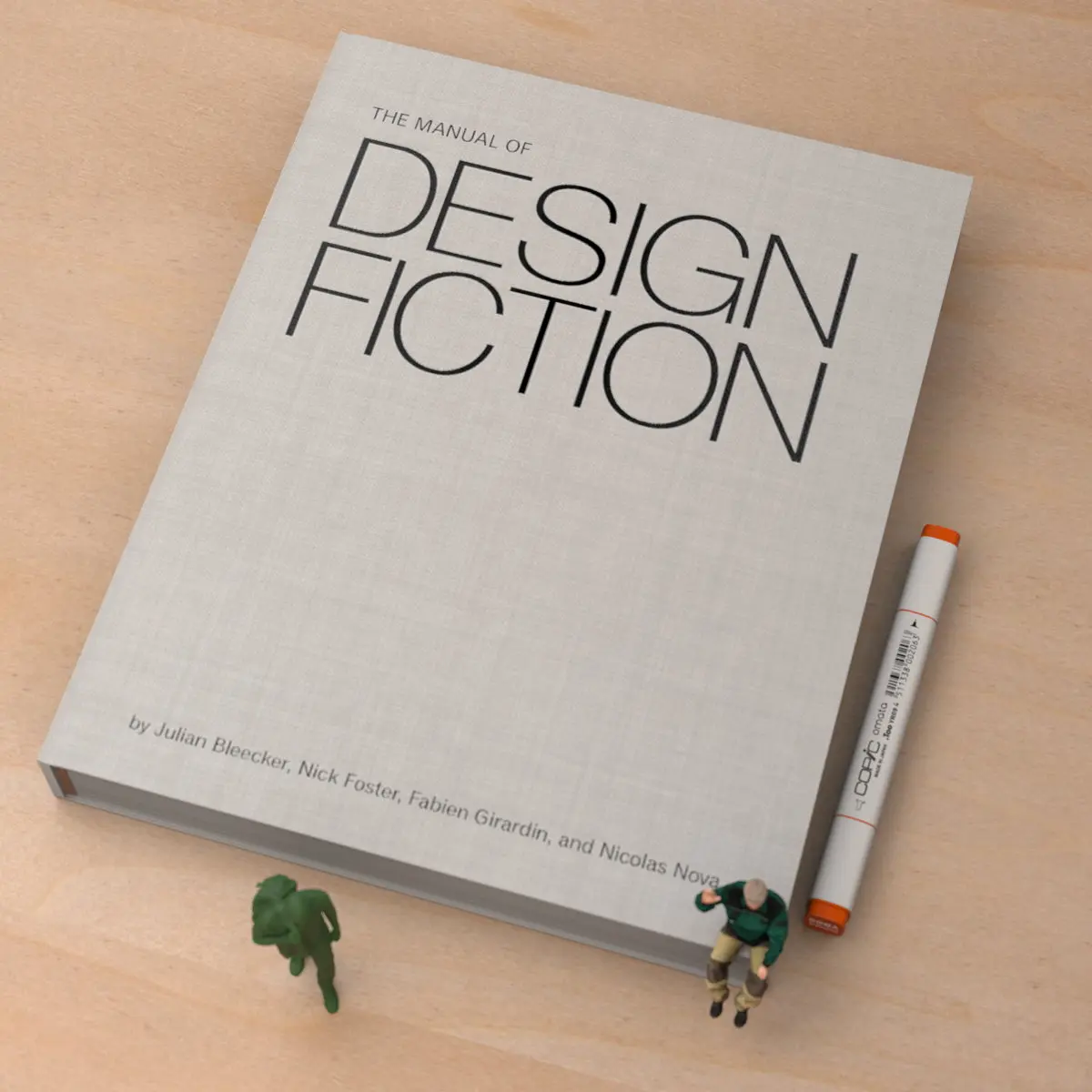 A photo from or of the book The Manual of Design Fiction (Hardcover) by Julian Bleecker