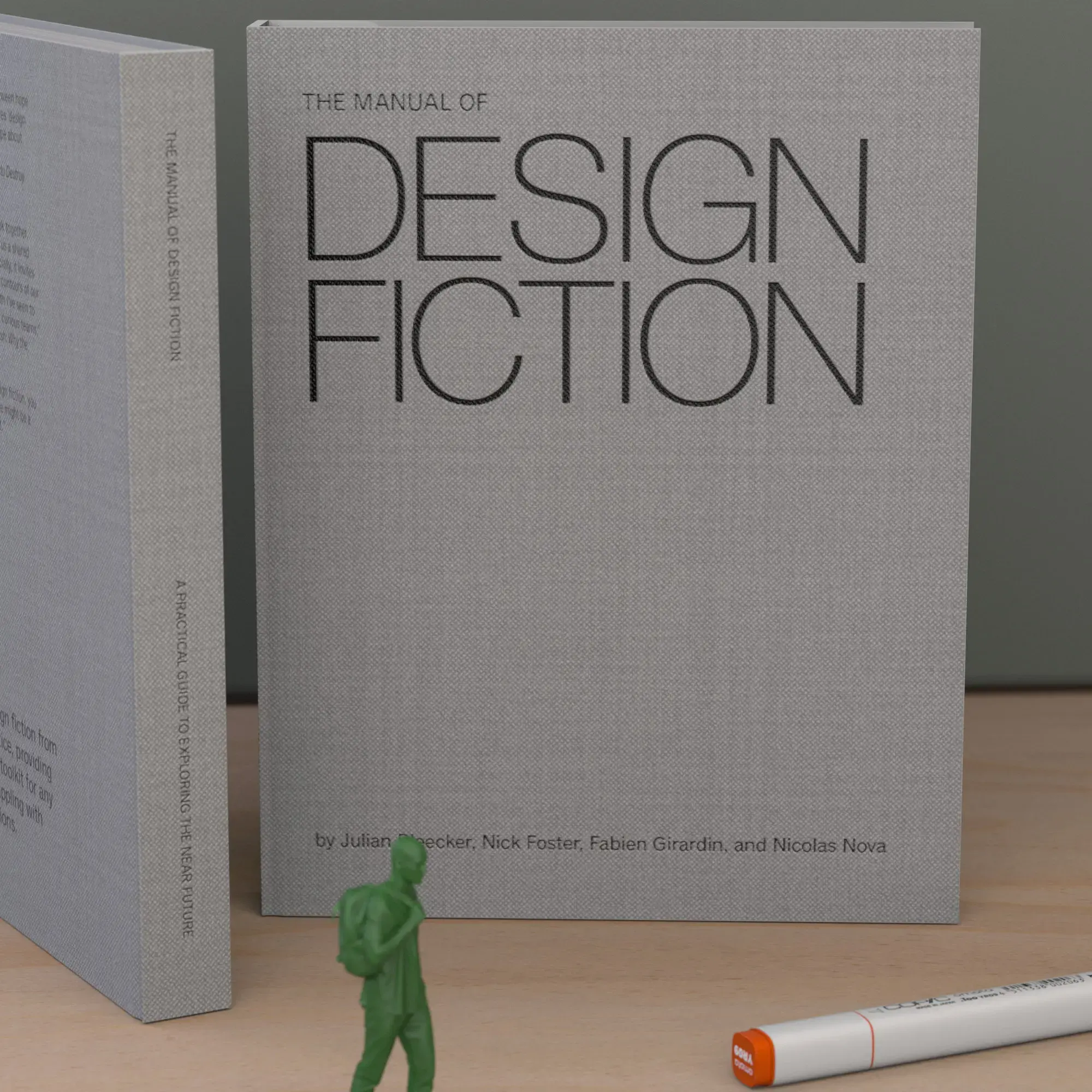 A photo from or of the book The Manual of Design Fiction (Hardcover) by Julian Bleecker