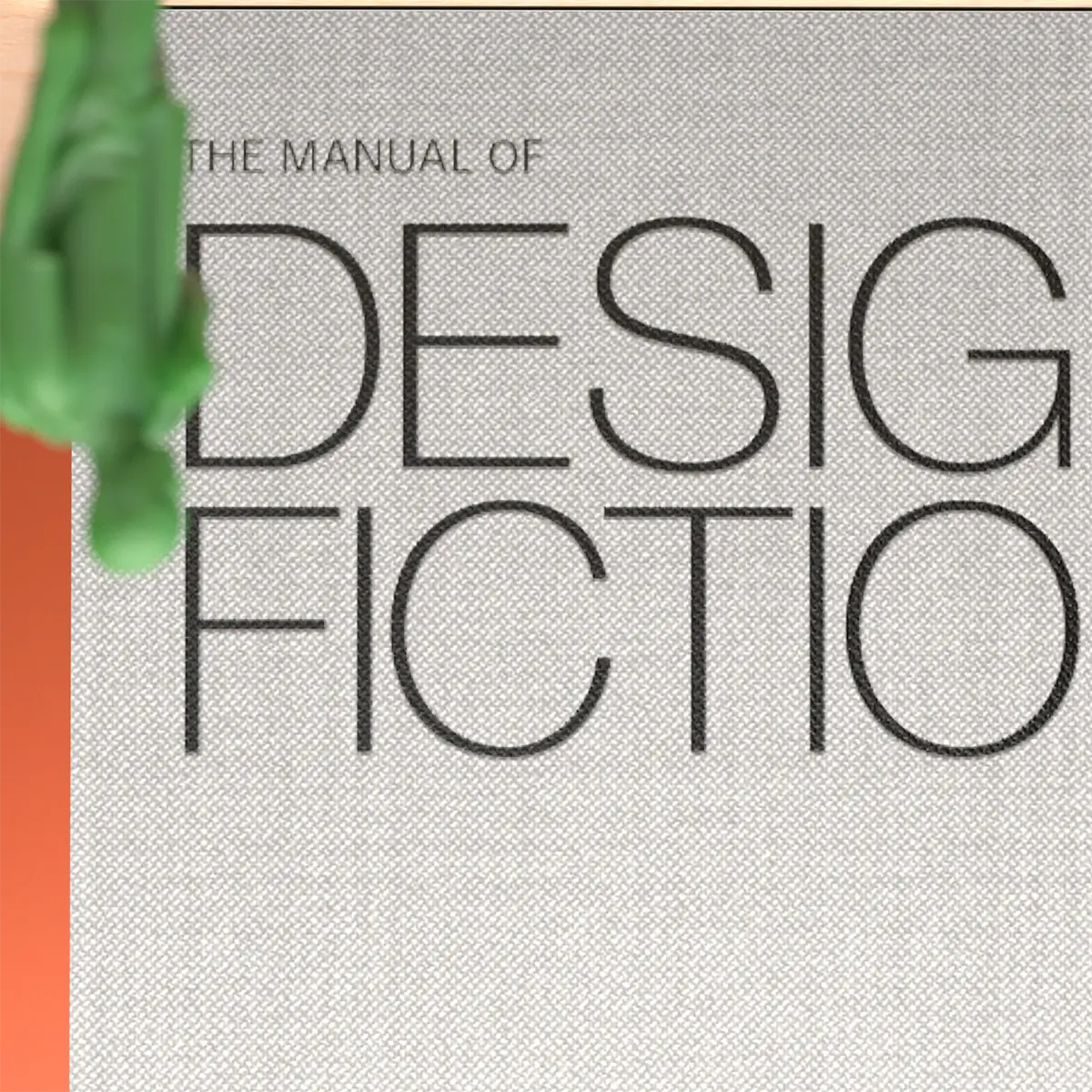 A photo from or of the book The Manual of Design Fiction (Hardcover) by Julian Bleecker