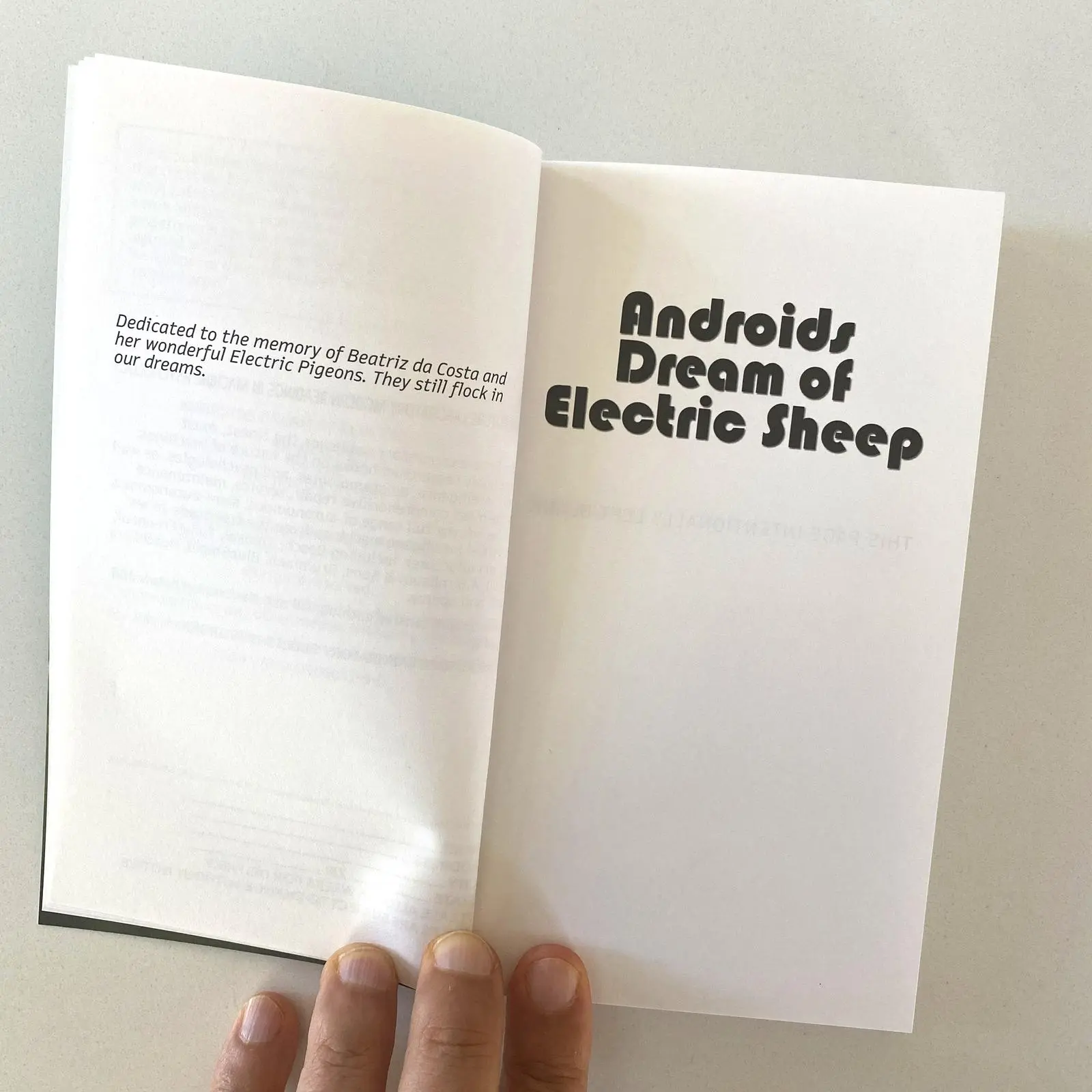 A photo from the Near Future Laboratory book Androids Dream of Electric Sheep by ChatGPT