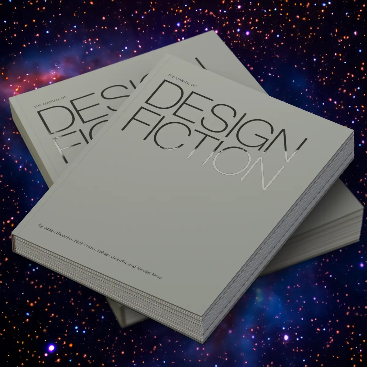 A photo from or of the book The Manual of Design Fiction (Softcover) by Julian Bleecker