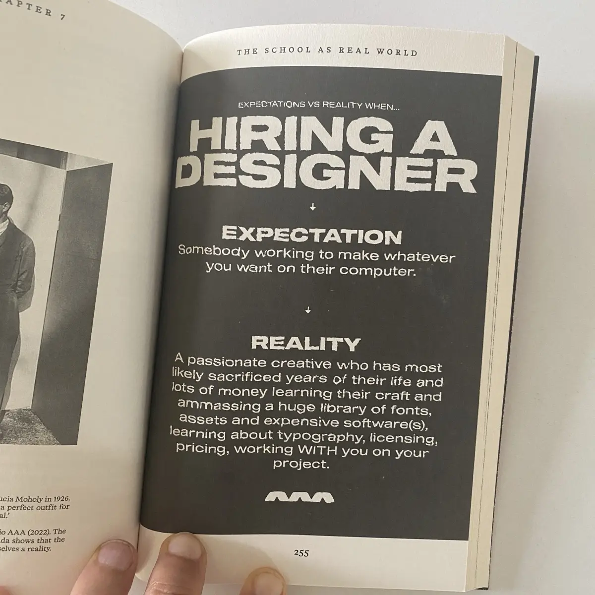 A photo Silvio Lorusso's book What Design Can’t Do
