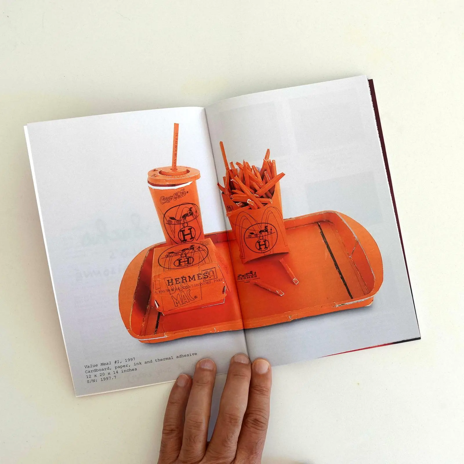 A photo from the book Tom Sachs Catalogue Raisonne by John Doe