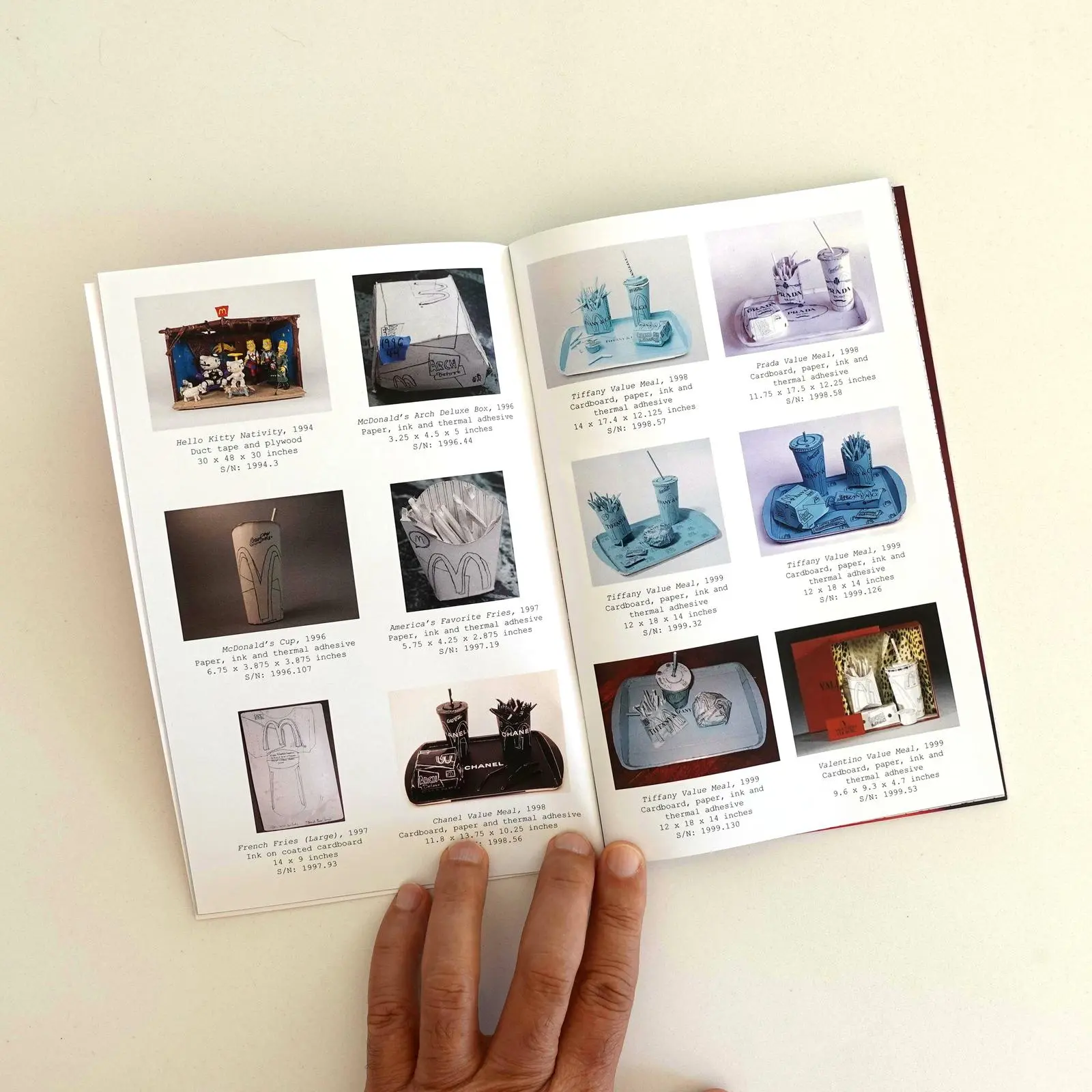 A photo from the book Tom Sachs Catalogue Raisonne by John Doe