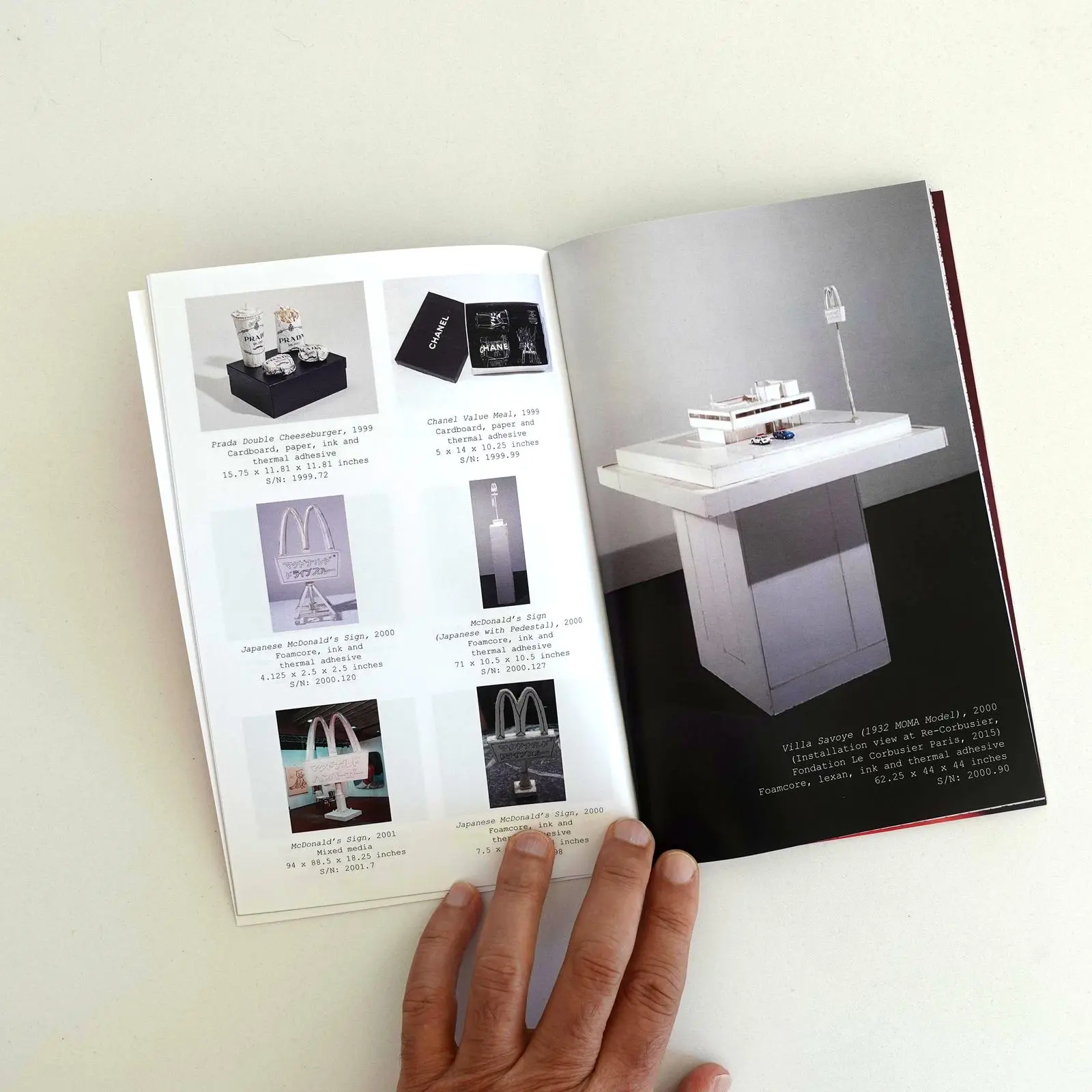 A photo from the book Tom Sachs Catalogue Raisonne by John Doe