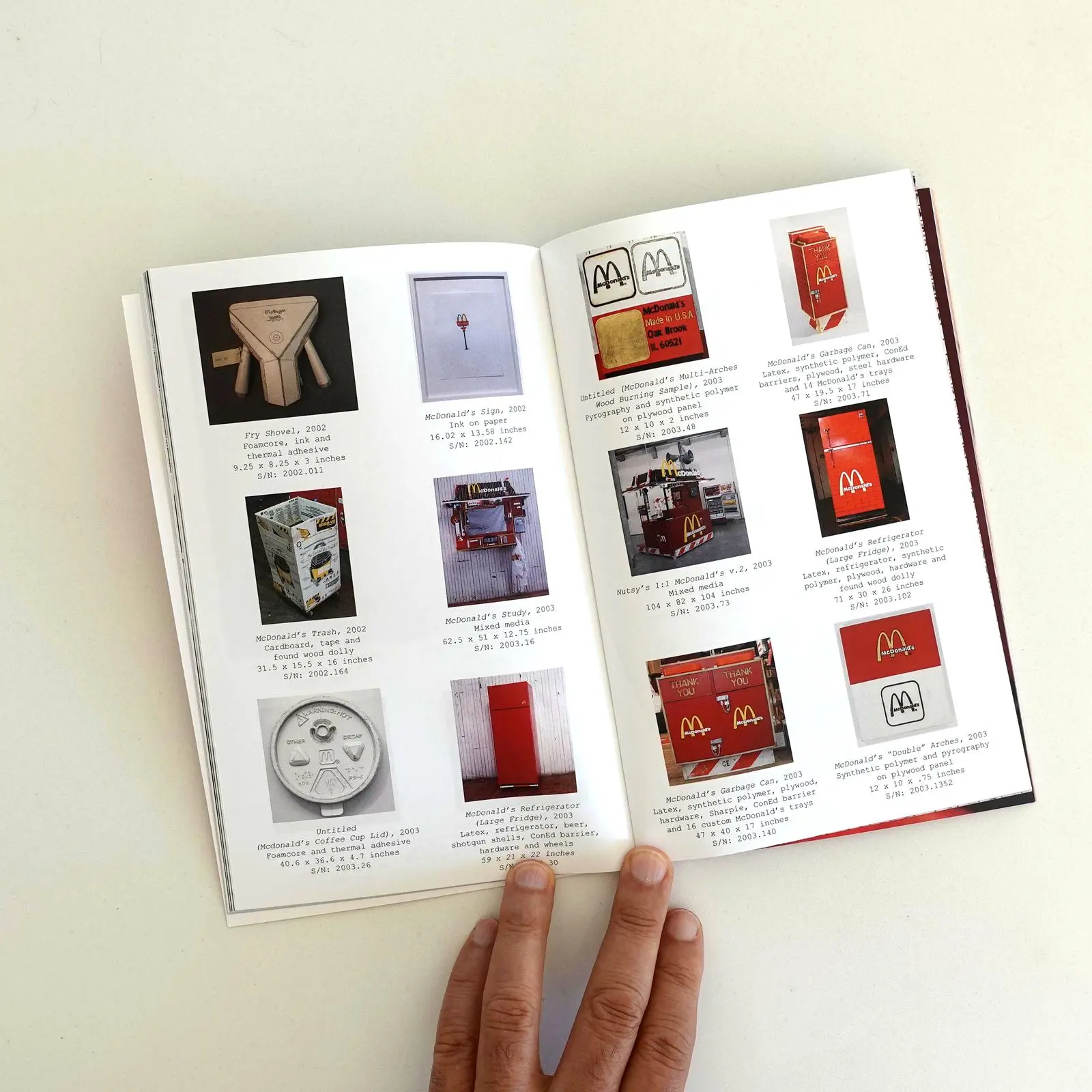 A photo from the book Tom Sachs Catalogue Raisonne by John Doe