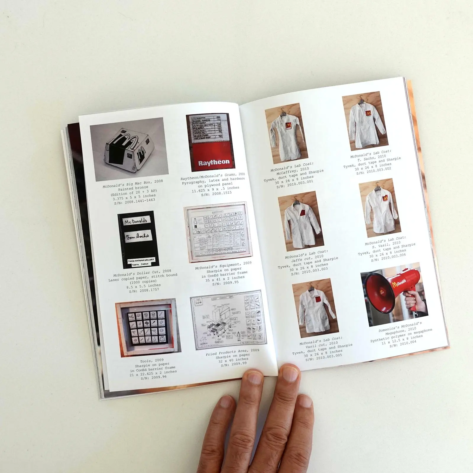 A photo from the book Tom Sachs Catalogue Raisonne by John Doe