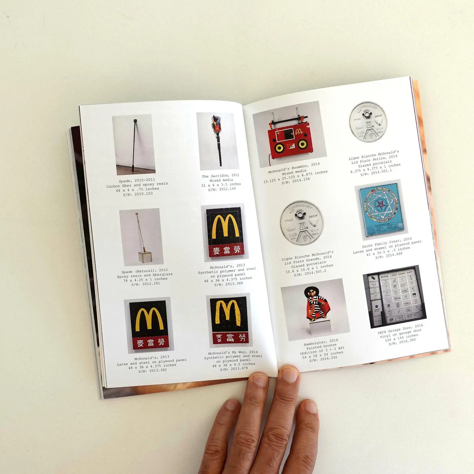 A photo from the book Tom Sachs Catalogue Raisonne by John Doe