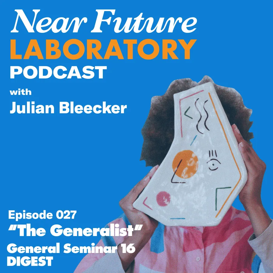 Near Future Laboratory Podcast Season {podcast.data.season} Episode {podcast.data.episode} titled {podcast.data.title}