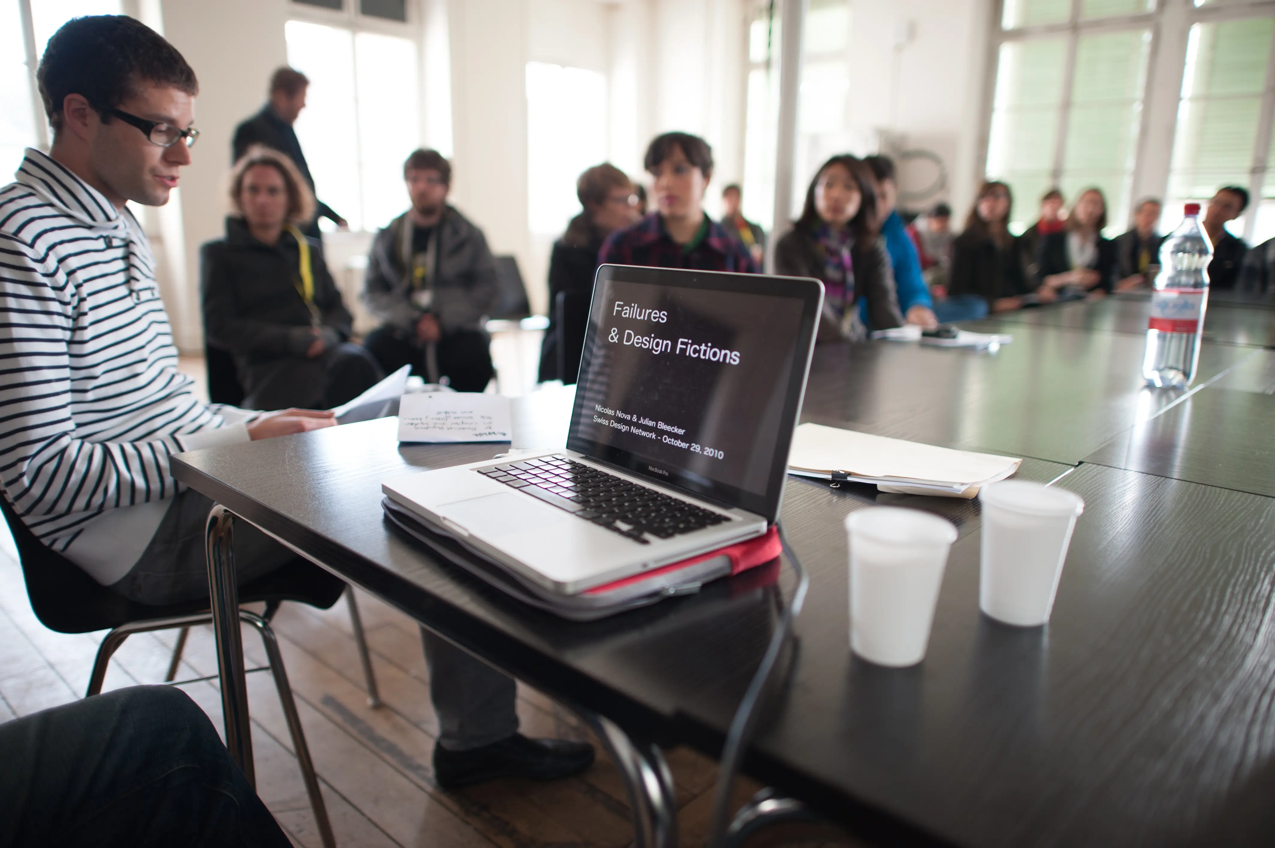 A screen showing the workshop opening slide