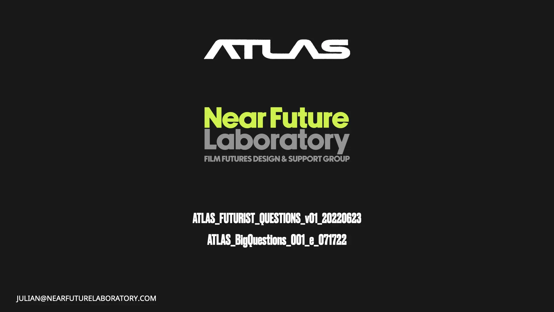 Image from the Near Future Laboratory project where Julian Bleecker was a Futurist Technical Consultant on the Netflix film by Brad Peyton, 'Atlas'