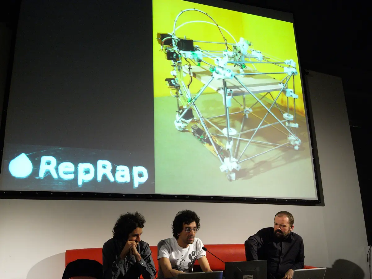 Images from the Near Future Laboratory Blog Post share festival keynote