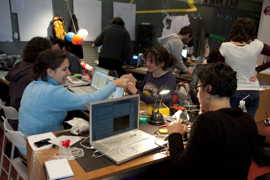 Image from the workshop medialab prado