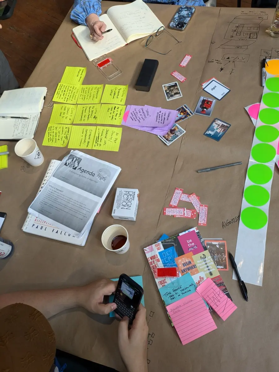 Futures of Work Workshop Near Future Laboratory Wall Photo